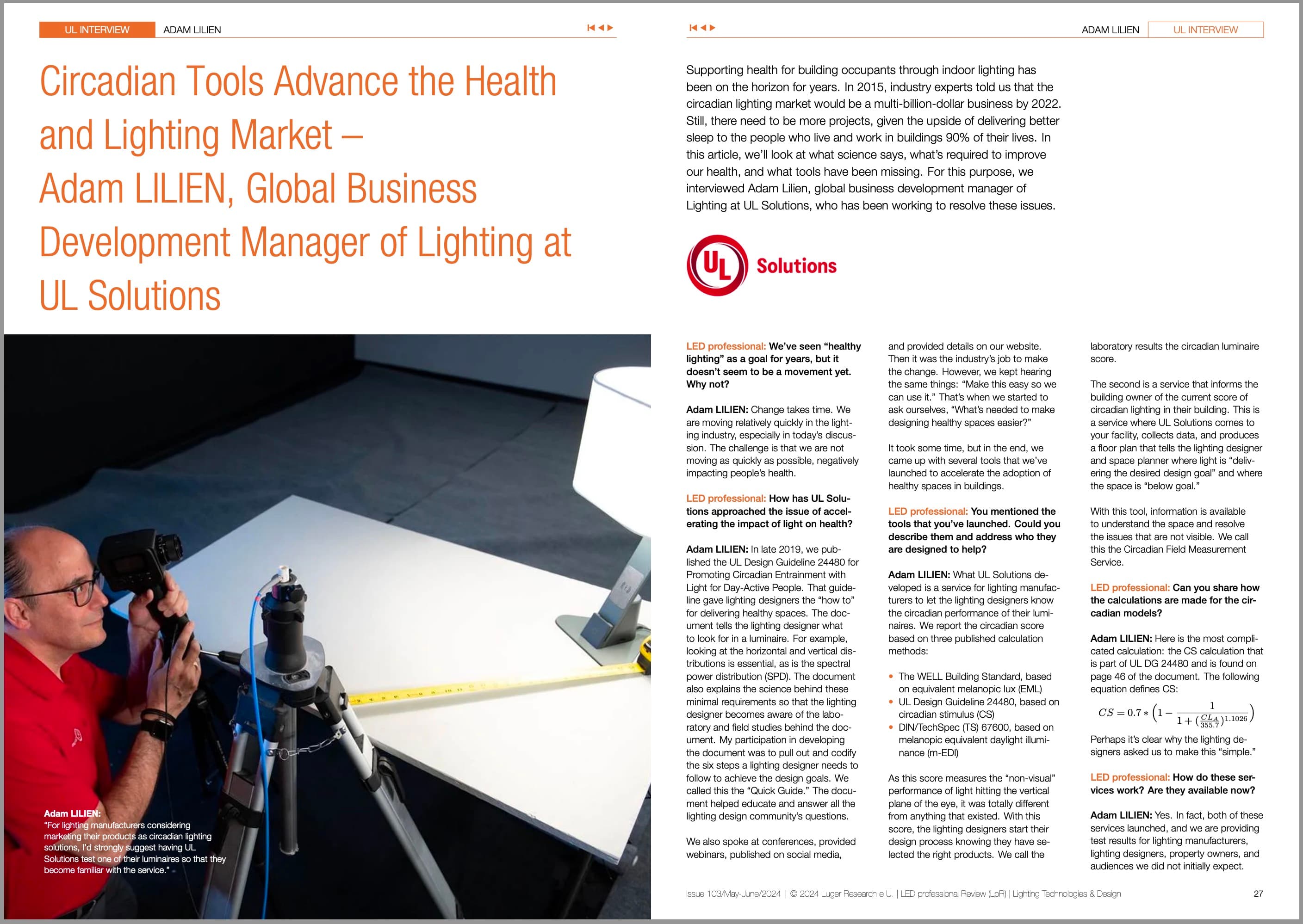 Revolutionizing Lighting for Health