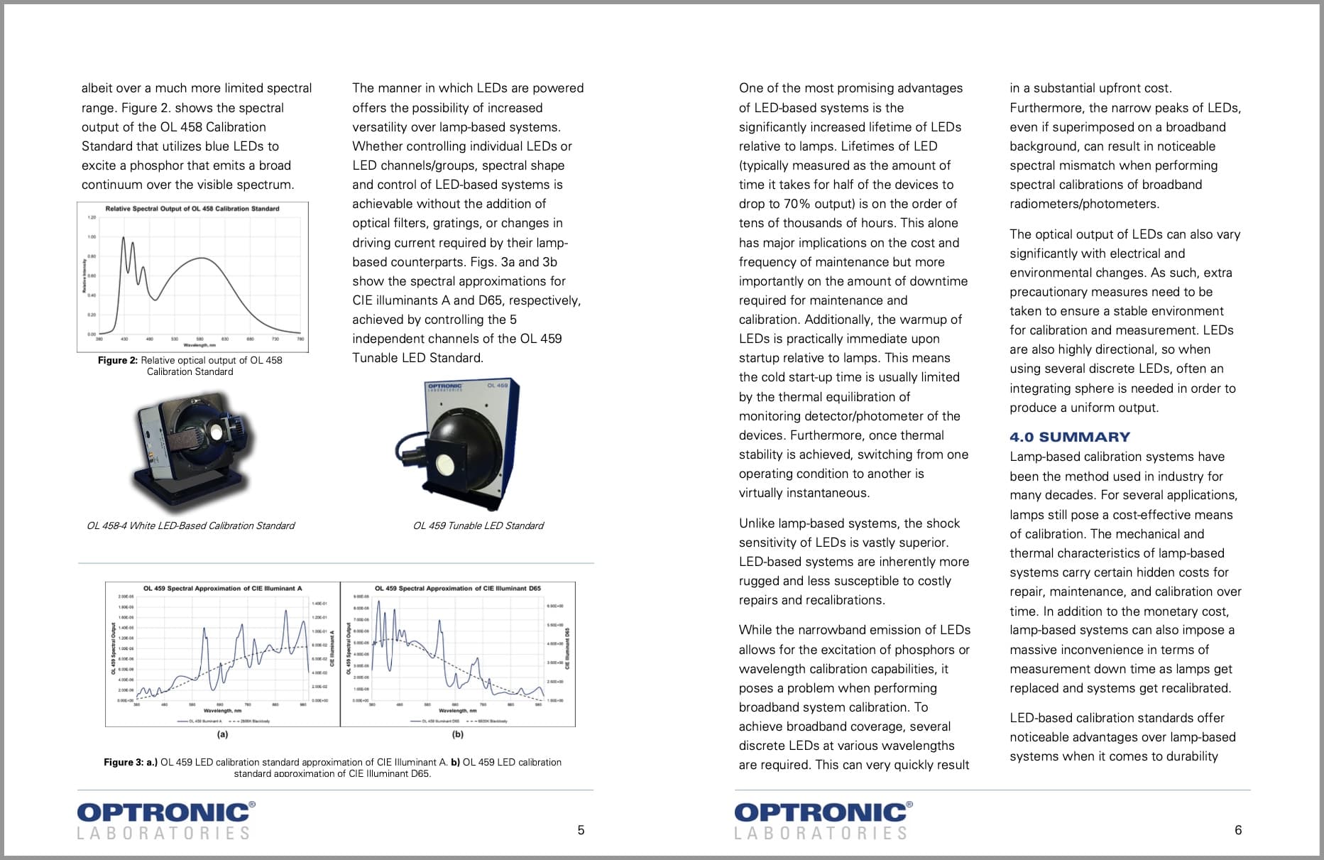 Continuous versus Discrete Calibration Sources: Consideration for Use
