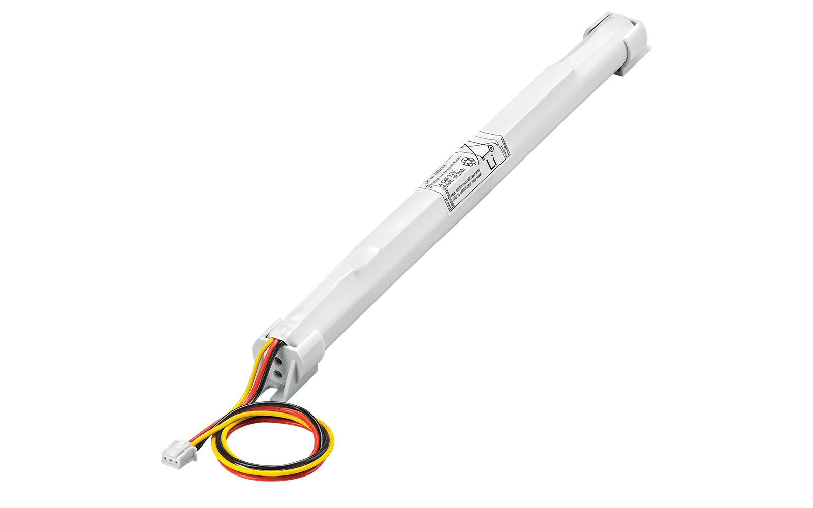 Tridonic LiFePO4 batteries are now the first emergency lighting batteries to bear the ENEC mark. Copyright: Tridonic.