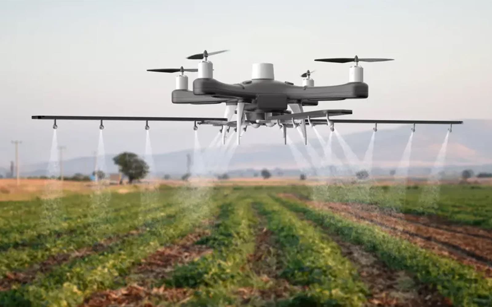 ams OSRAM presents a spectral drone with direct time-of-flight (dToF) sensors for real-time environmental monitoring at the trade fair. Image rights: ams OSRAM.