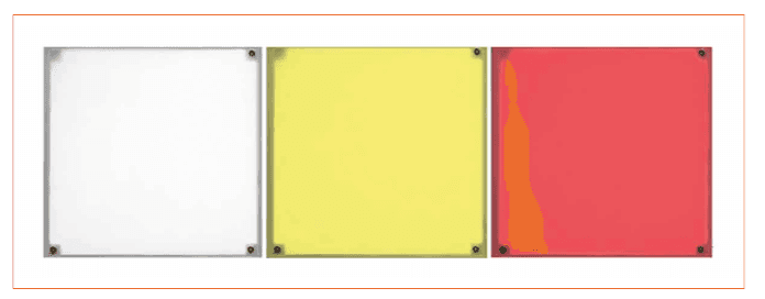 Ultrathin Direct-Lit LED Module with Beam Shaping Thin-Film Optics