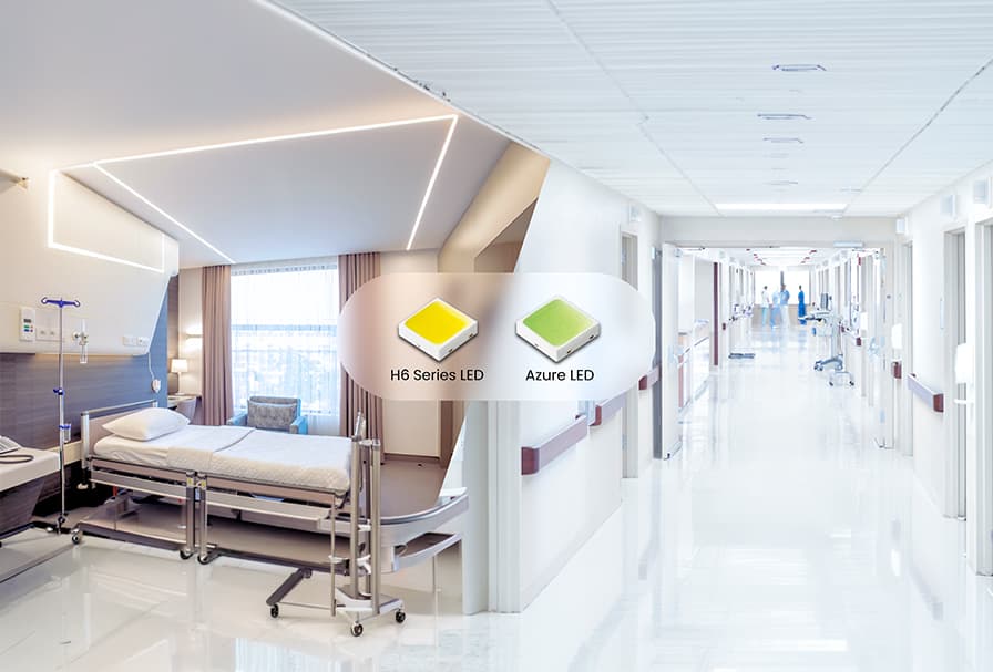 Beyond Tunable White: Spectral Control for Circadian Lighting in Healthcare