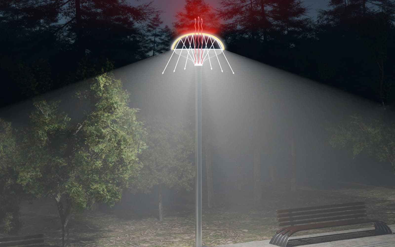 KAUST Researchers Develop New Nanoplastic for Sustainable Street Lighting