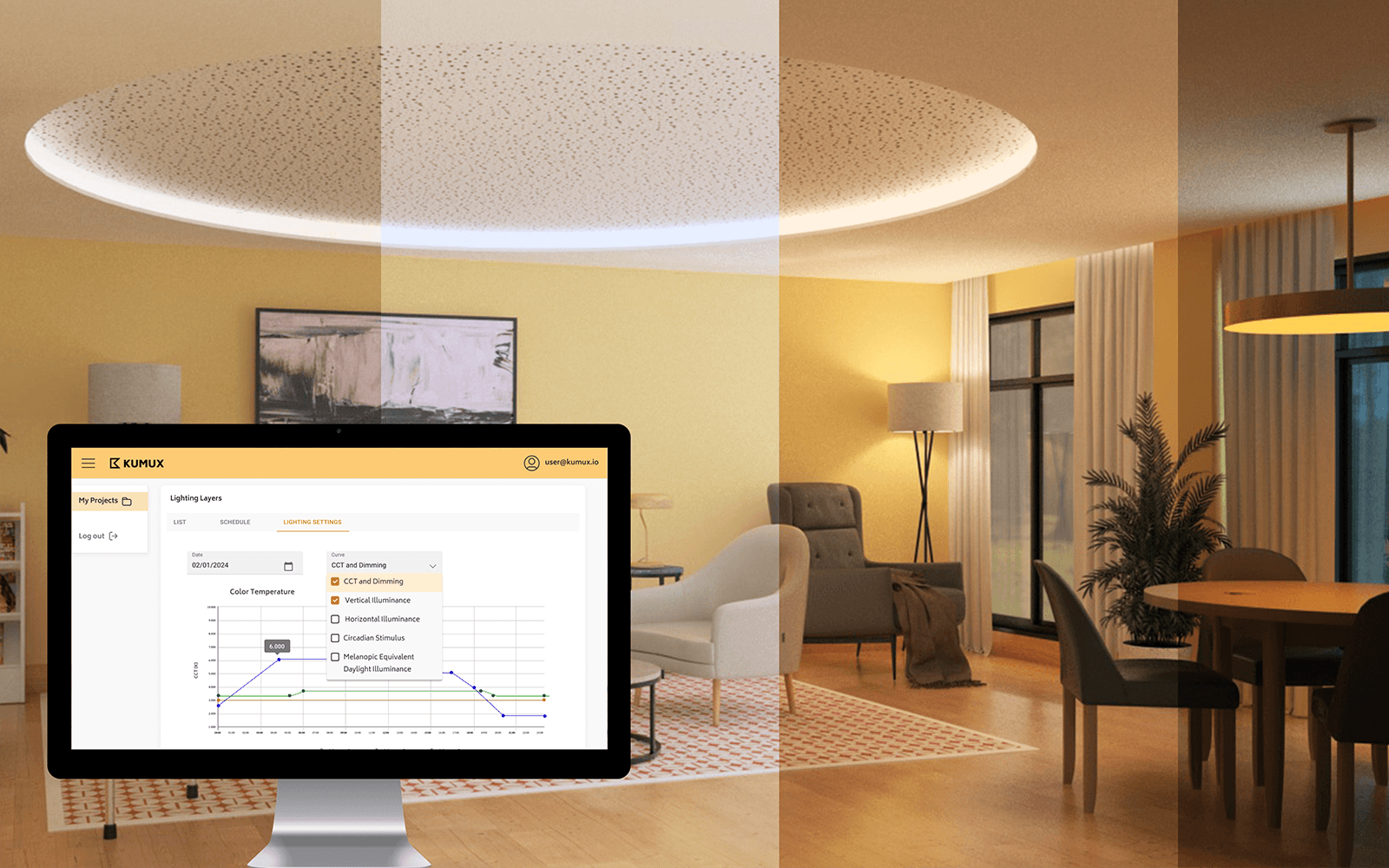 KUMUX Presents its Innovative Platform for the Optimization of Dynamic Lighting Design
