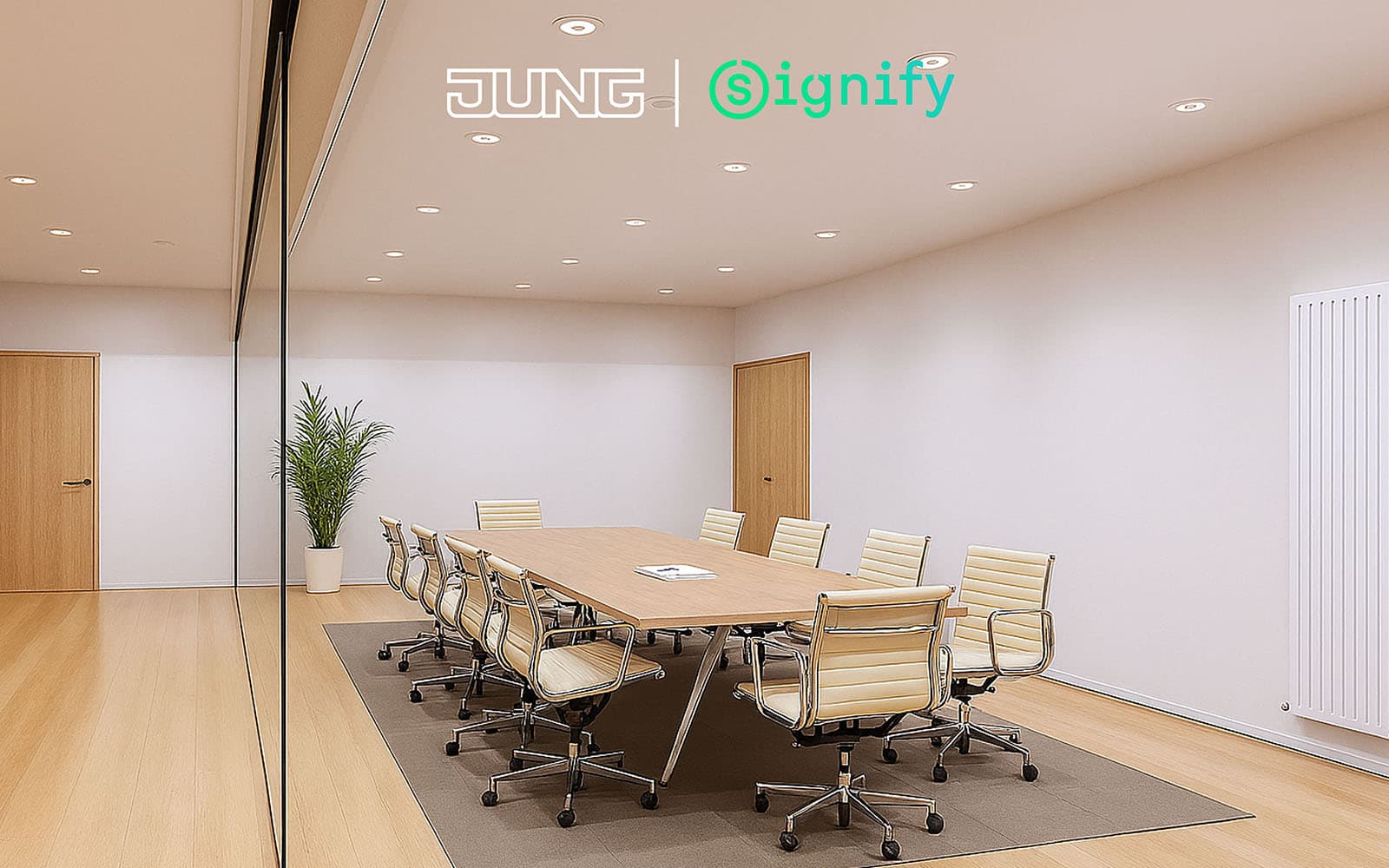 Signify and JUNG Introduce Integrated Solution for Lighting and Indoor Climate Control