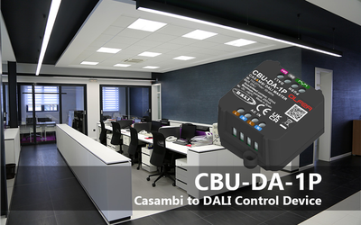 CBU-DA-1P: Casambi to DALI Control Device from Electrónica OLFER