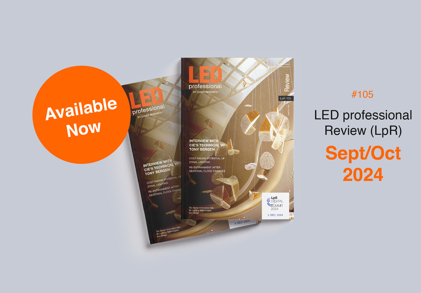 Interview with CIE's VP Technical, Tony Bergen, Cost-saving Potential of Zonal Lighting, and Re-entrainment after Seasonal Clock Changes.