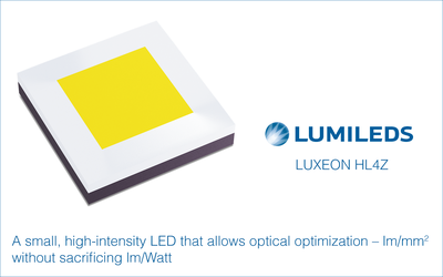 New LUXEON HL4Z Delivers High Intensity, Very-High Light Output, and High Efficacy