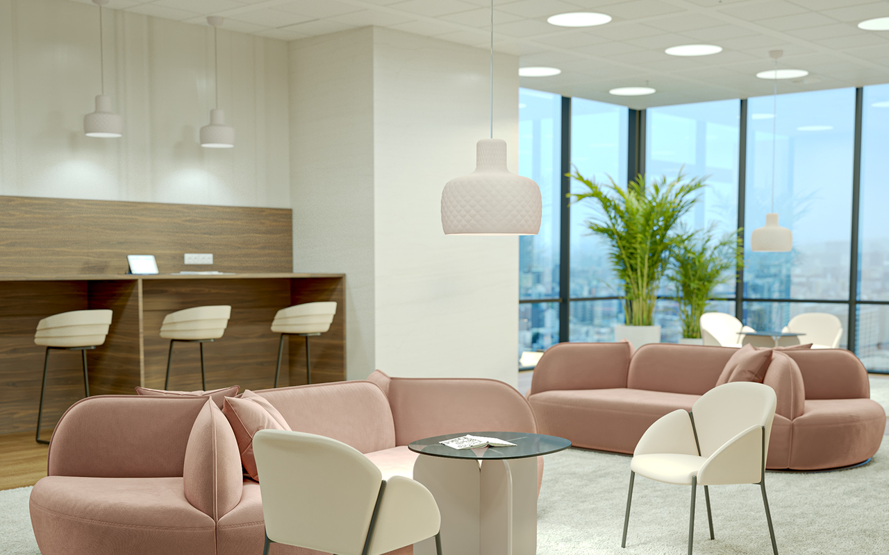 Philips MyCreation Grand – Elegant Series Satin Capuchino – Office flex workspace and essential recessed.