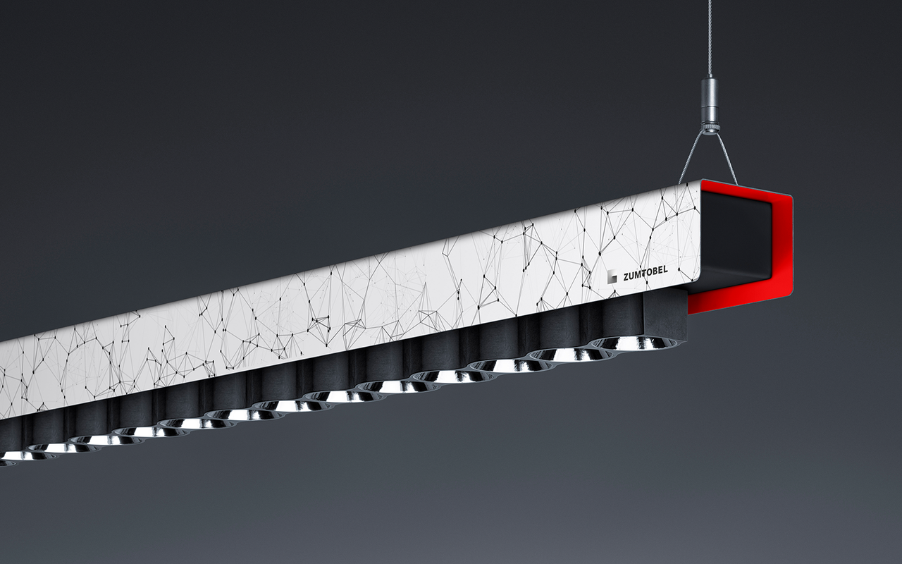 Zumtobel’s pendant luminaire concept IZURA sets a new bar for individualised and circular design.