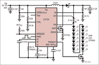 Typical application example: 50W White Automotive LED Headlamp Driver