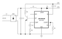 Typical application circuit with MAX16840