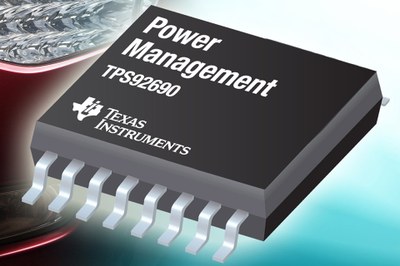 The TPS92690, TI's latest LED driver, is a multi-topology DC/DC driver with adjustable switching frequency