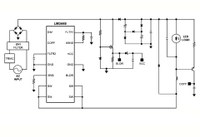 Typical application circuit of the LM3448 that is designed to reducing design complexity while improving LED driver efficiency