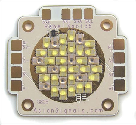 AsianSignals' Rebel Spot 36 board.