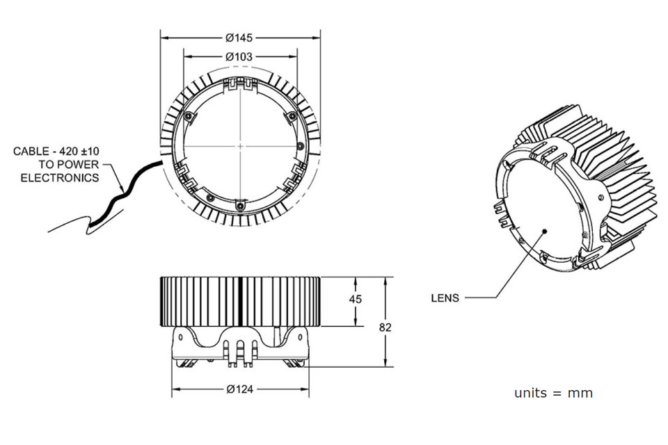 Cree's LMH6 module is intended for the 230-volt European and Asian downlight markets