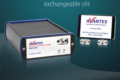 Avantes's world's first Miniature Spectrometer with an exchangeable slit will be available in April