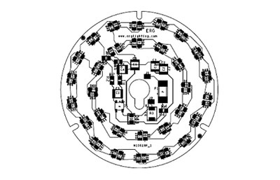 Example of a sub 5 W driverless LED light engine