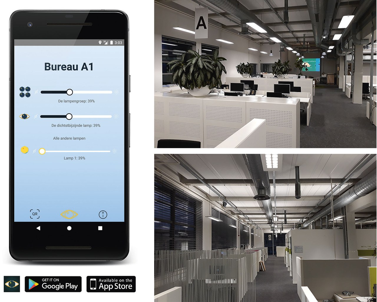 Figure 4 - User control app & impressions of the pilot office space in the White Lady building.jpg