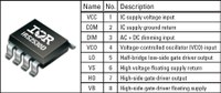 Figure 2: IRS2530D pin assignments and functions