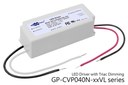 GlacialPower'sNew GP-CVP040N-xxVL Series LED CCV Driver with TRIAC Dimming for Low Voltage Areas