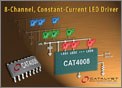 CAT4008 expands Catalyst’s line of LED drivers for large LED video and other indoor/outdoor displays