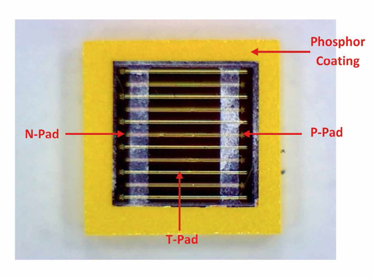 3-Pad LED Flip Chip COB by Flip Chip Opto — LED professional - LED