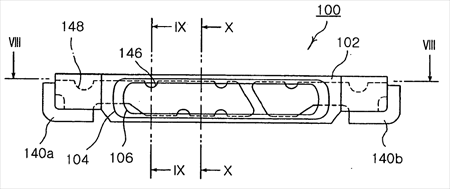 Side view led package having lead frame structure designed to improve ...